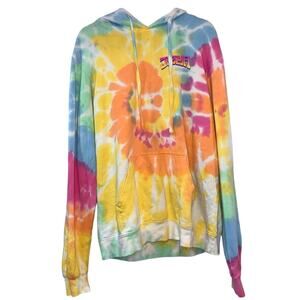Jmblya Tie Dye Hoodie with Smiley Face